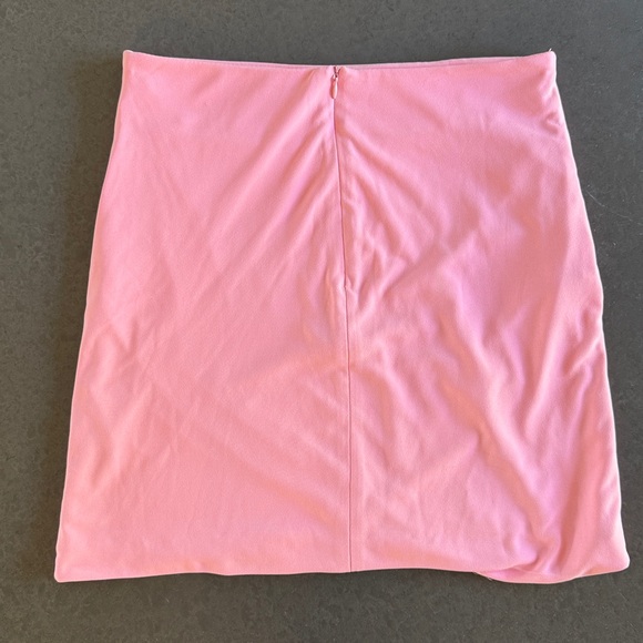 Zara 2pc Pink Bustier Crop Top & Draped Mini Skirt Set - Picture 12 of 12
